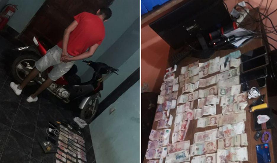 Pampa de los Guanacos- atrapan a un dealer de 17 antildeos que vendiacutea marihuana y cocaiacutena