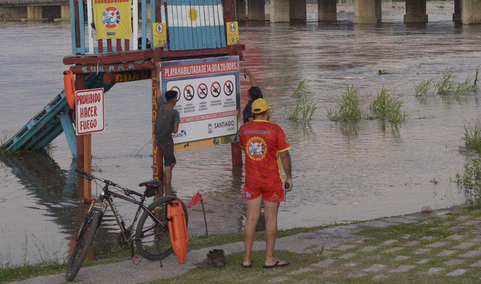 Genera preocupacioacuten el ingreso de un gran caudal de agua al riacuteo Salado desde Salta
