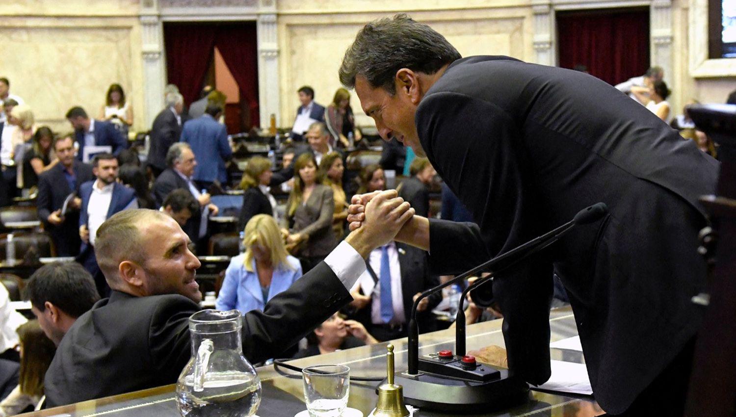 Massa recibió a Guzmn en la previa de la sesión informativa