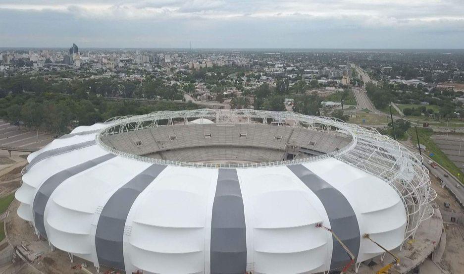 VIDEO  La obra del Estadio Uacutenico avanza con todo de cara a la Copa Ameacuterica 2020
