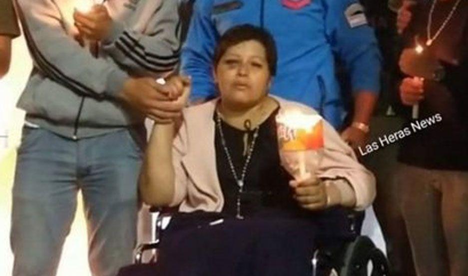 La mujer violada y golpeada regresoacute a Salta con los restos de su hijo de 4 antildeos