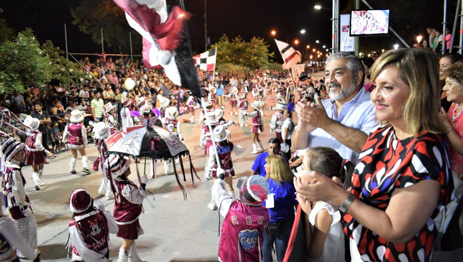 Fuentes destacoacute la participacioacuten multitudinaria de vecinos en el corso municipal 2020