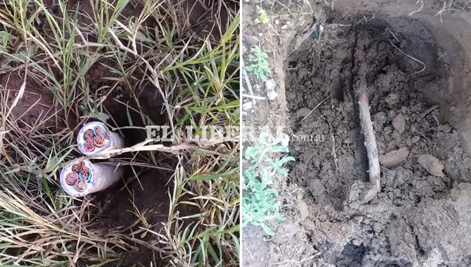 Antildeatuya- ladrones robaron cables subterraacuteneos y dejaron sin luz a un barrio