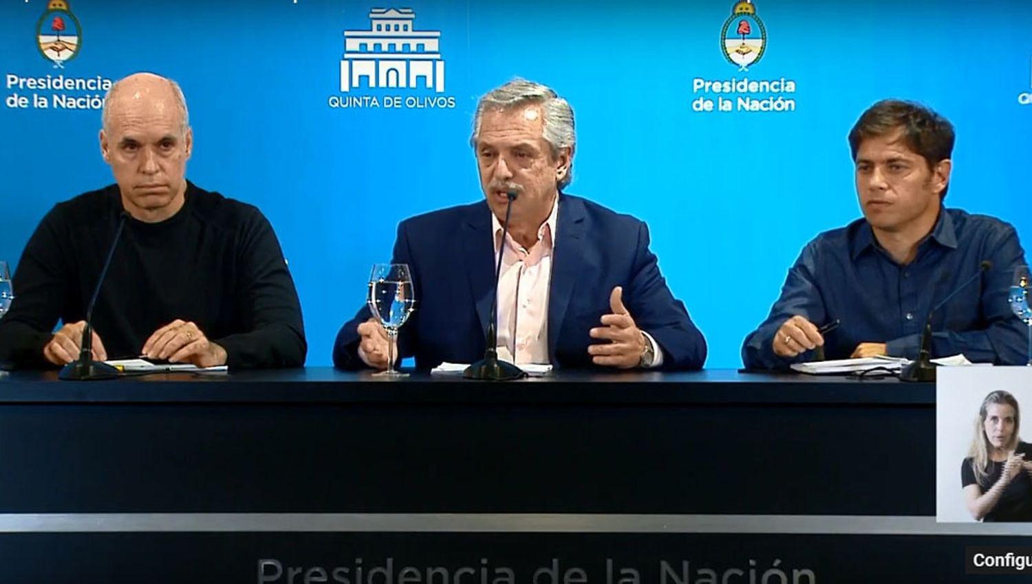 Fernaacutendez anuncioacute cierre de fronteras suspensioacuten de clases y licenciamientos