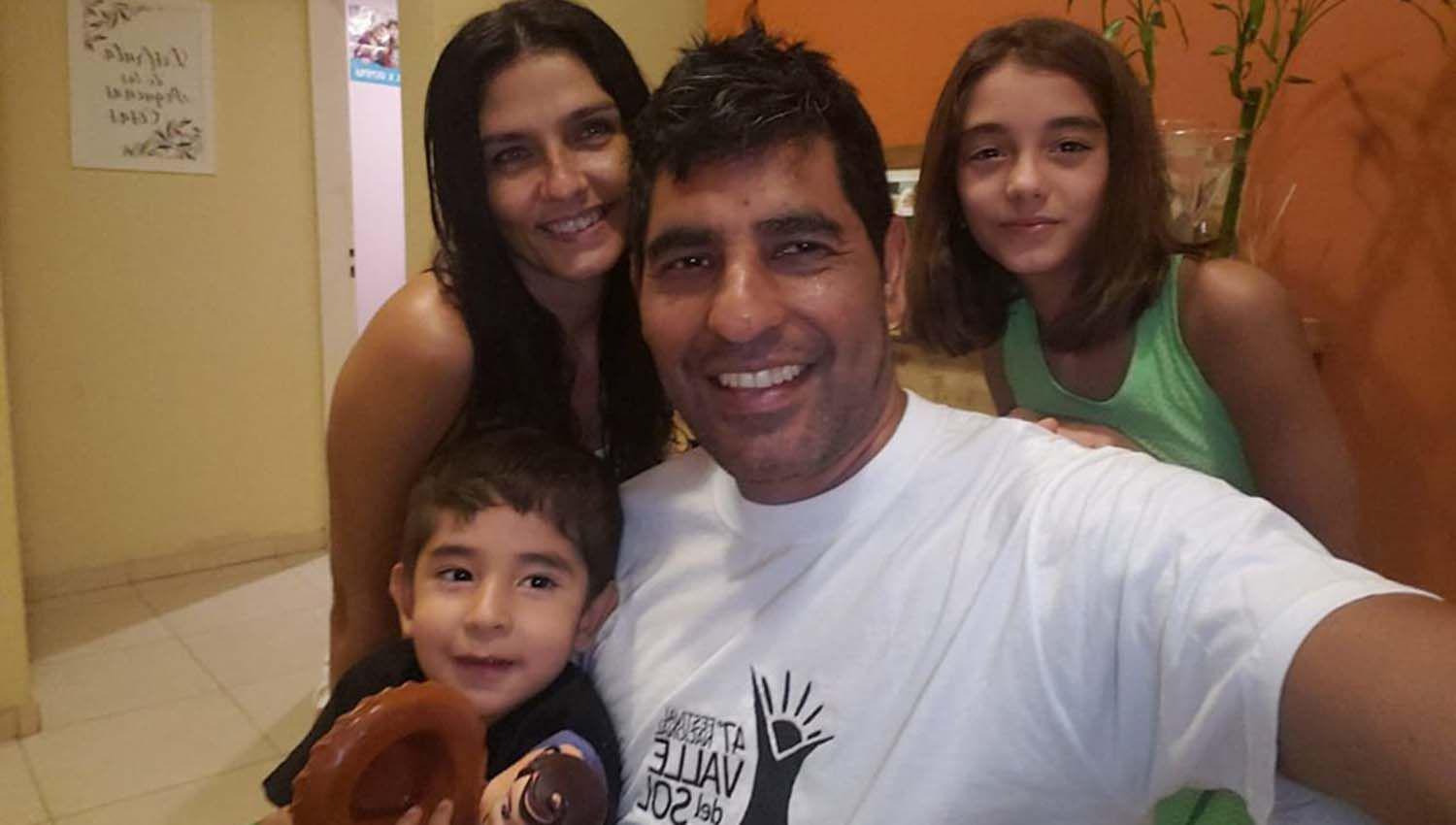 Demi Carabajal y su familia hacen cuarentena