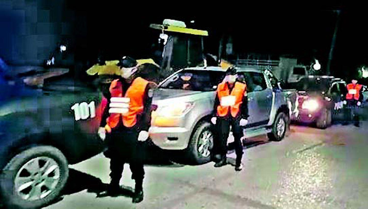 DESPLIEGUE La Policía copó las calles de la ciudad