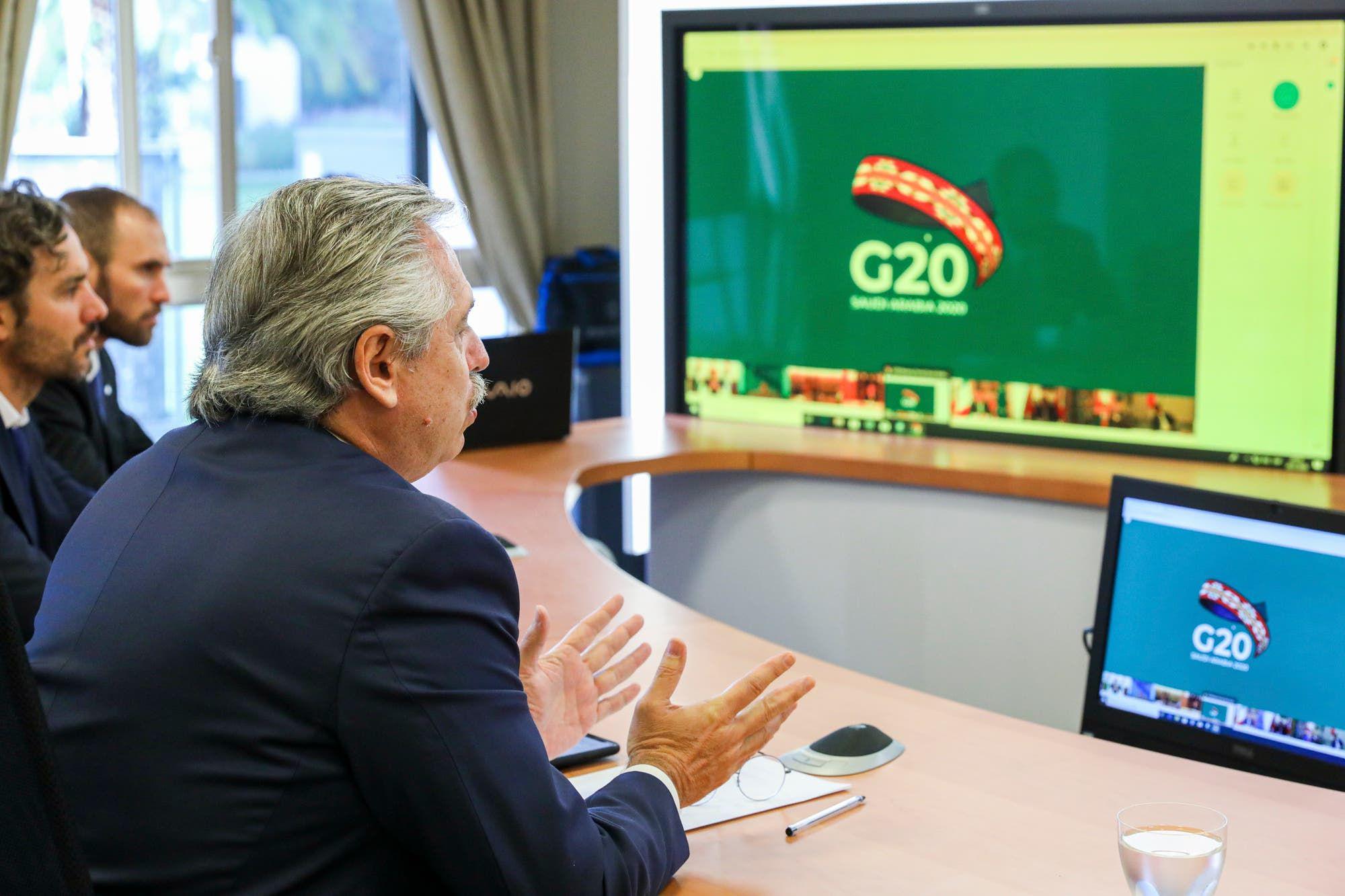 Alberto Fernaacutendez le solicitoacute al G20 a crear un Fondo de Emergencia Humanitaria