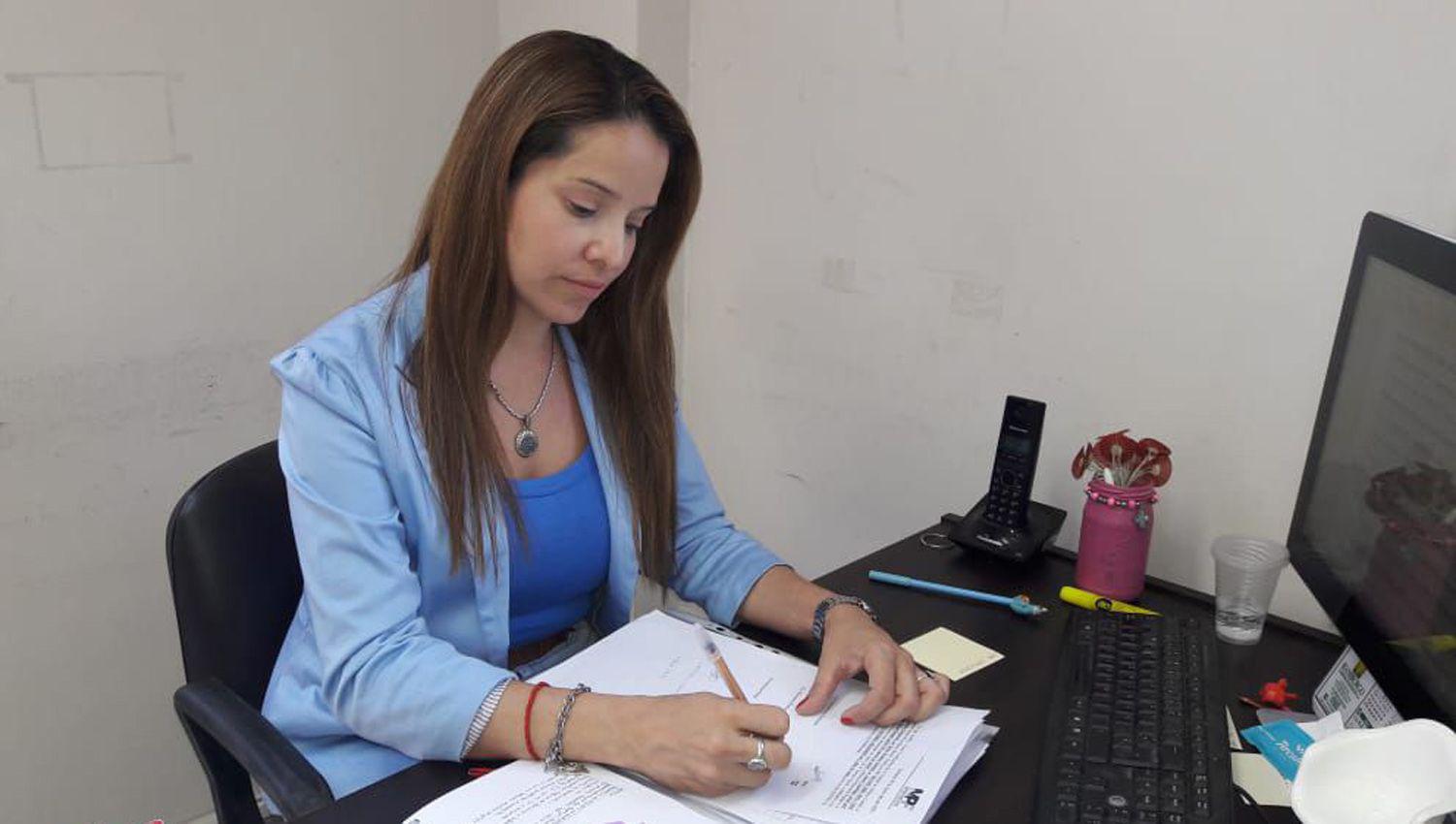 FISCAL La Dra Carolina Torres fiscal de la Unidad de Delitos Contra la Integridad Sexual tomó intervención 

