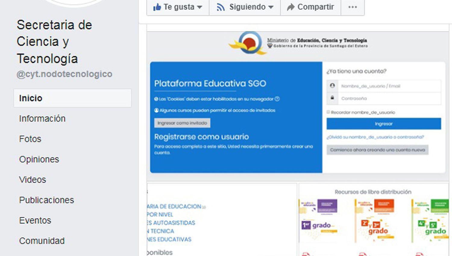 APRENDIZAJE Ante la cuarentena obligatoria la enseñanza pedagógica se realiza a través de redes sociales