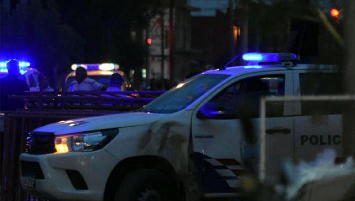 La Policía recorrió varios lugares en busca del agresor pero a�n no pudo dar con él