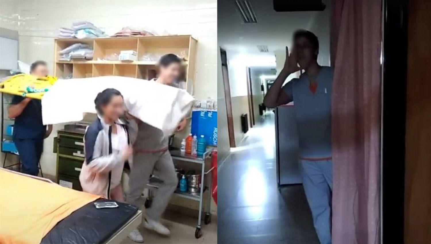 Grabaron video de TikTok en un hospital simulando ser el Titanic- iquestHay alguien con vida