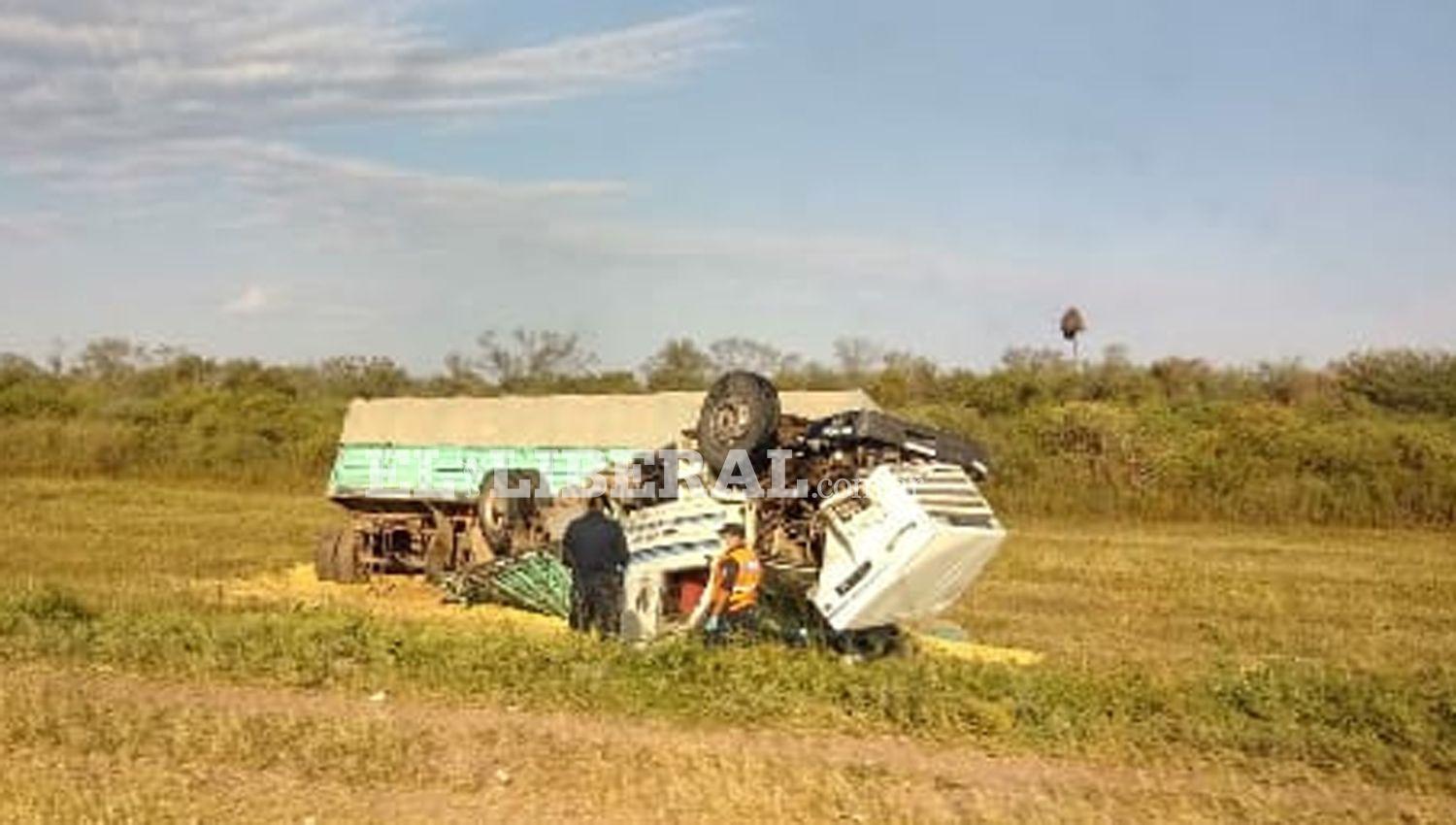 Violento choque de tres camiones en la ruta 34