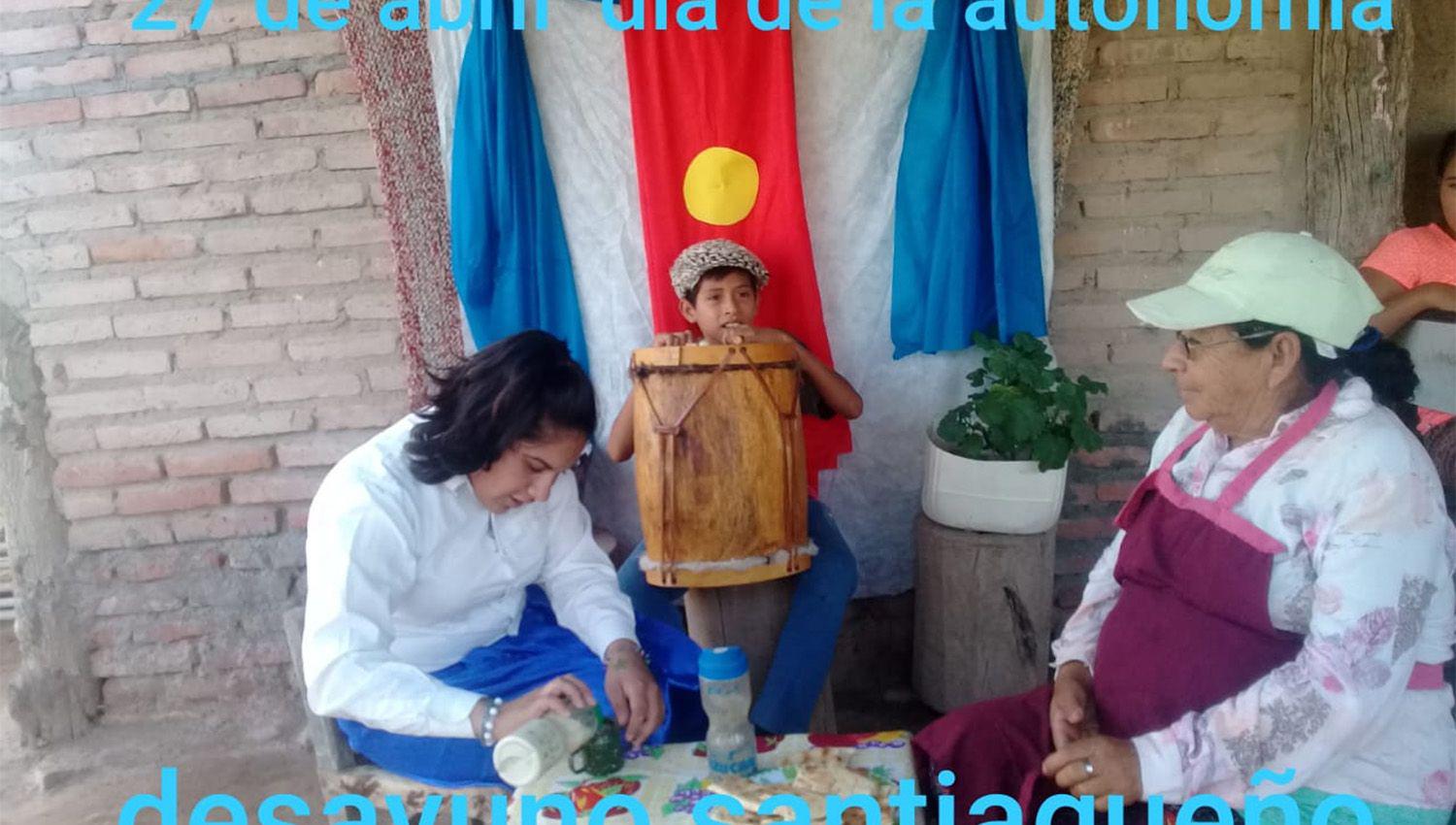 Alumnos de Cantildeada Escobar conmemoraron la Autonomiacutea Provincial