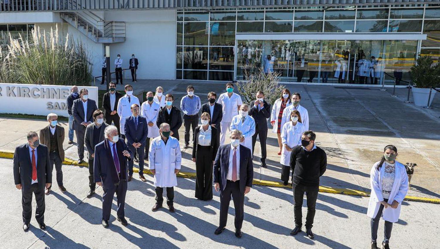 El Presidente visitoacute el Hospital Cuenca Alta de Cantildeuelas