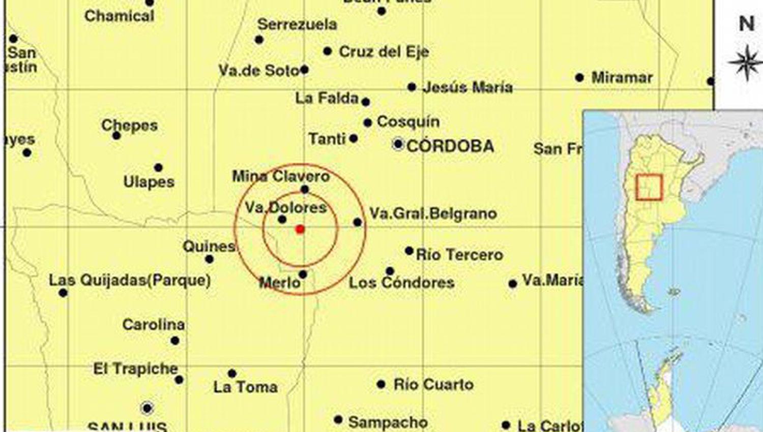 Se sintioacute un fuerte sismo en Coacuterdoba