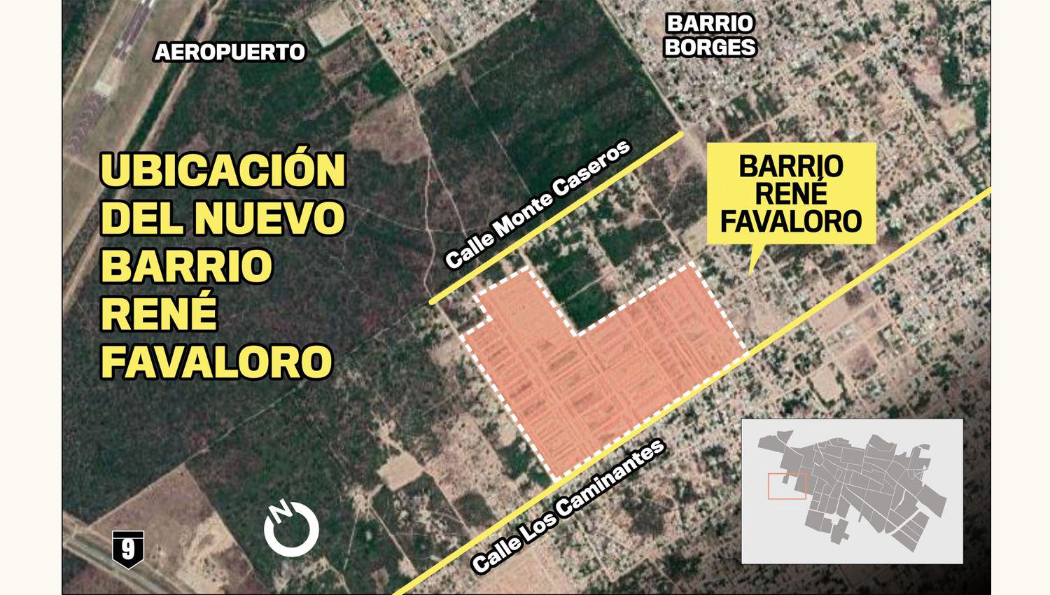 El barrio Reneacute Favaloro tiene auacuten 725 viviendas en plena construccioacuten y que seraacuten sorteadas