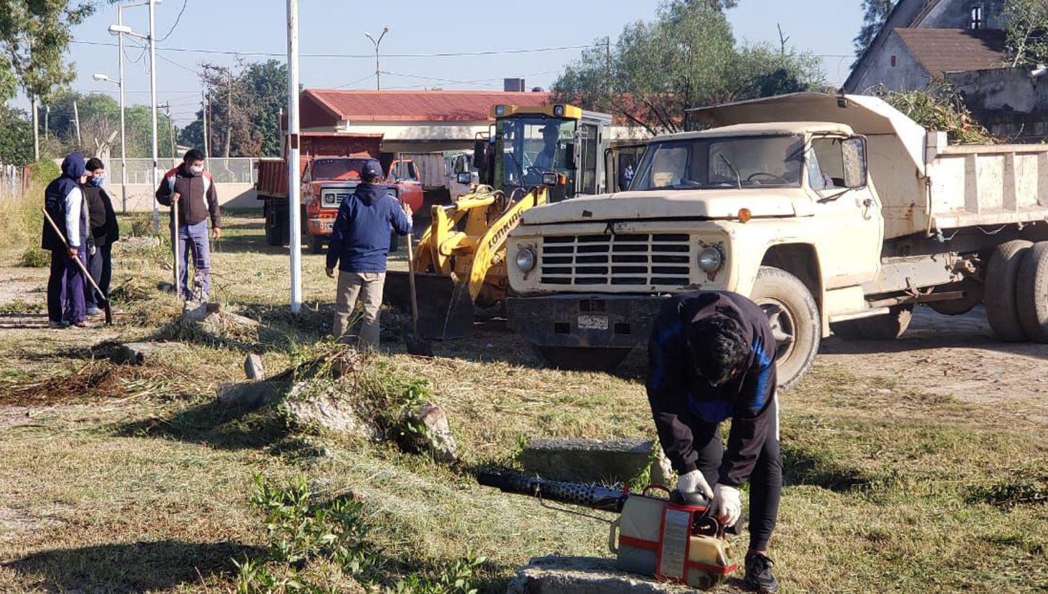 Desplegaron un operativo de lucha contra el dengue
