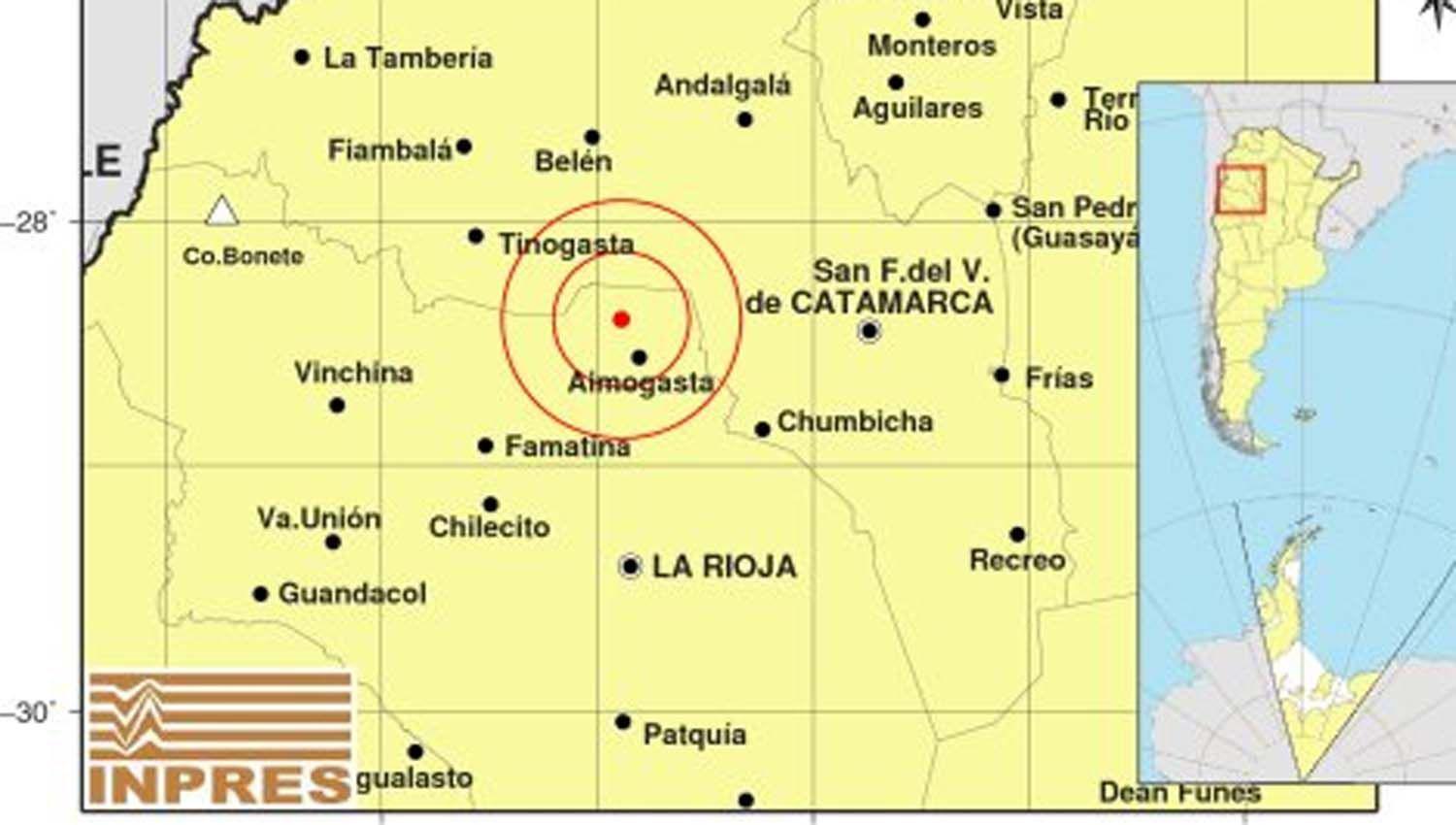 Un fuerte sismo en La Rioja se sintioacute en Friacuteas