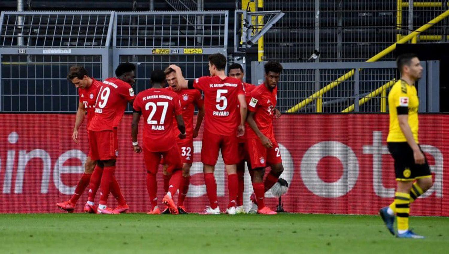 El Bayern Munich superoacute al Dortmund y se escapa