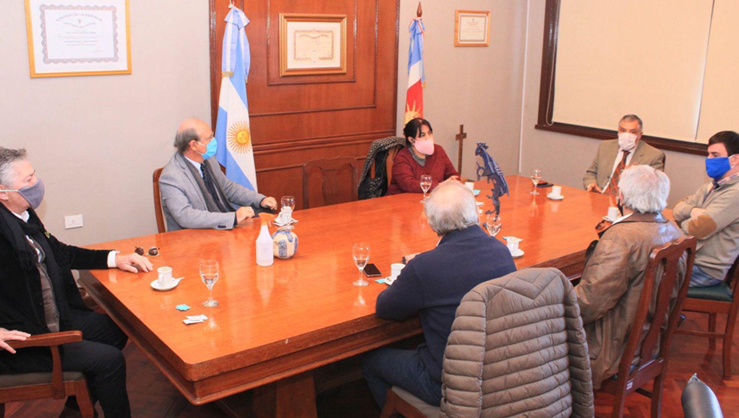 La reunión se llevó a cabo en la Sala de Presidencia del Superior Tribunal de Justicia