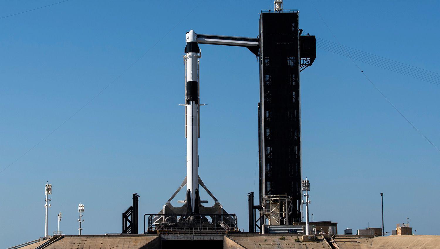 EN VIVO  Lanzamiento de misioacuten tripulada de SpaceX y NASA
