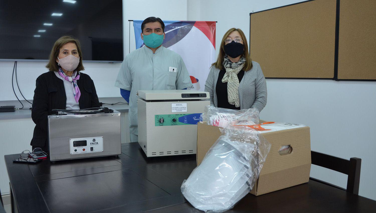 Equipan laboratorios del interior de la provincia para ampliar su capacidad operativa