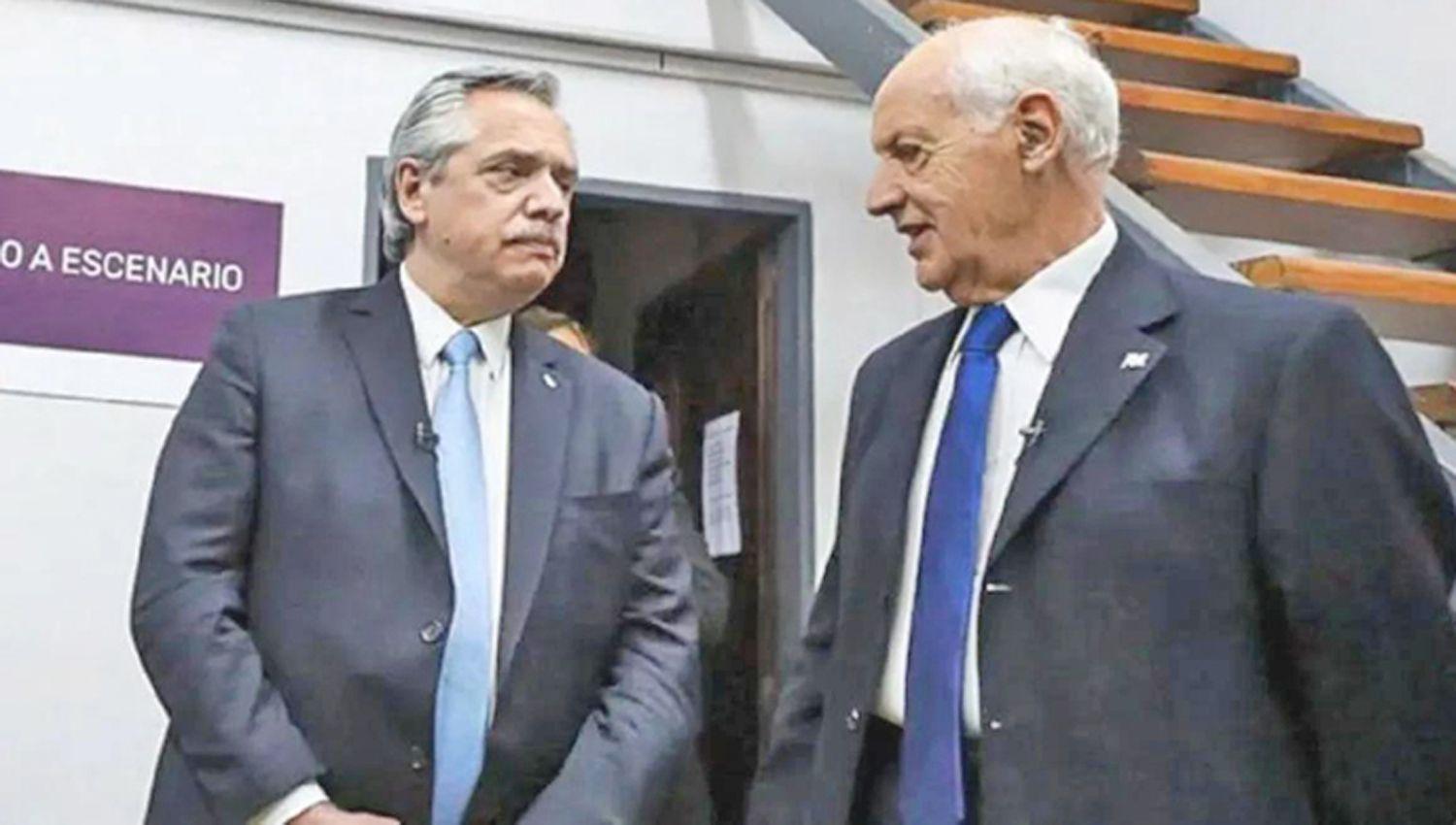 TRATO Fern�ndez y Lavagna son viejos conocidos y compartieron el mismo espacio político en el Frente Renovador de Sergio Massa
