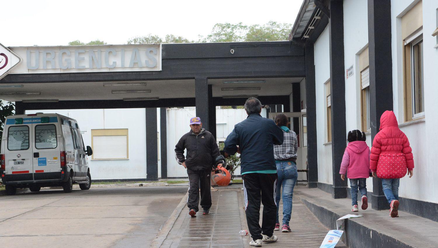 El pequeño fue trasladado por el conductor de la motocicleta al Cepsi donde an est internado