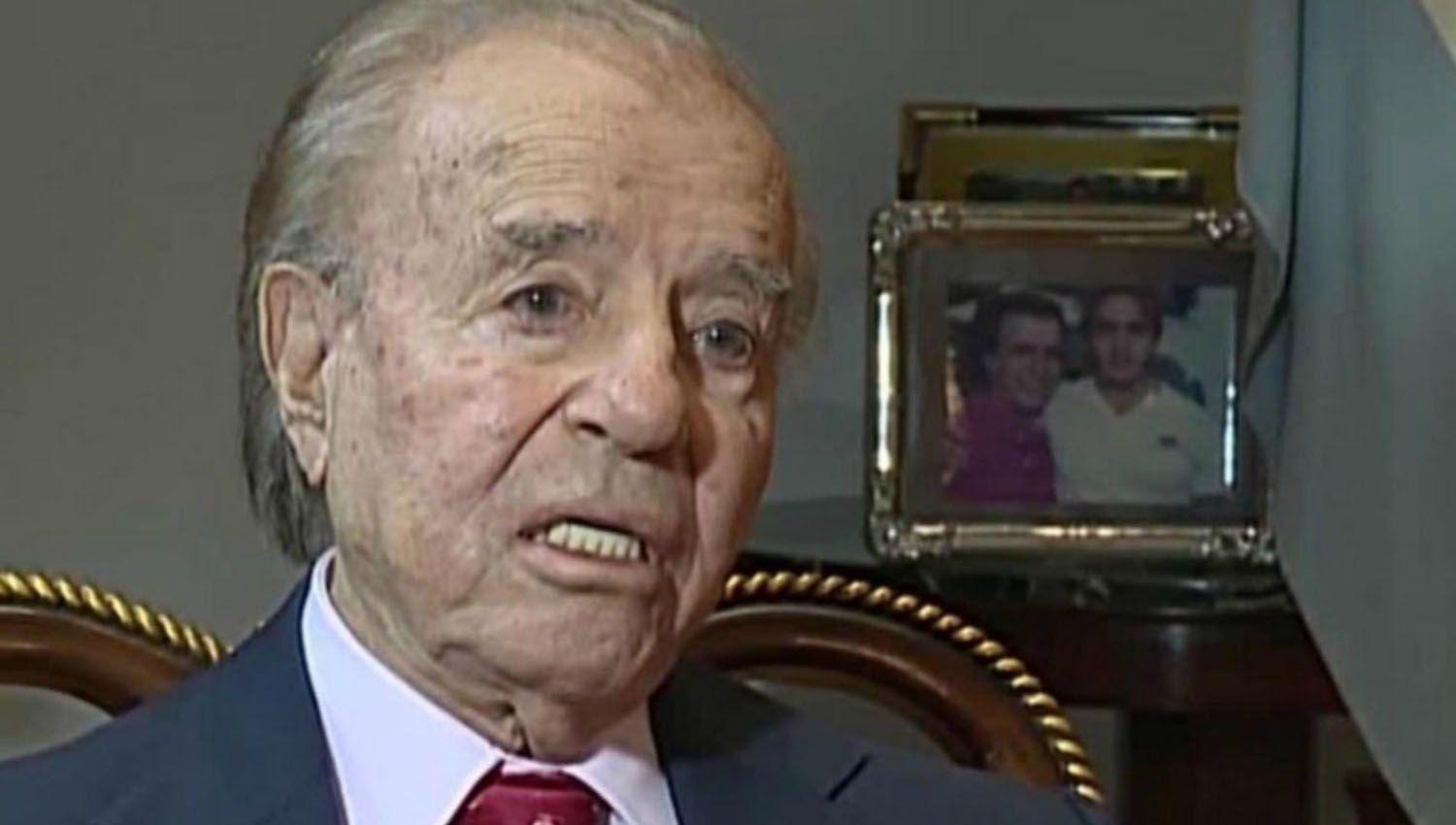 Internaron a Carlos Menem y le hicieron un hisopado para determinar si tiene coronavirus