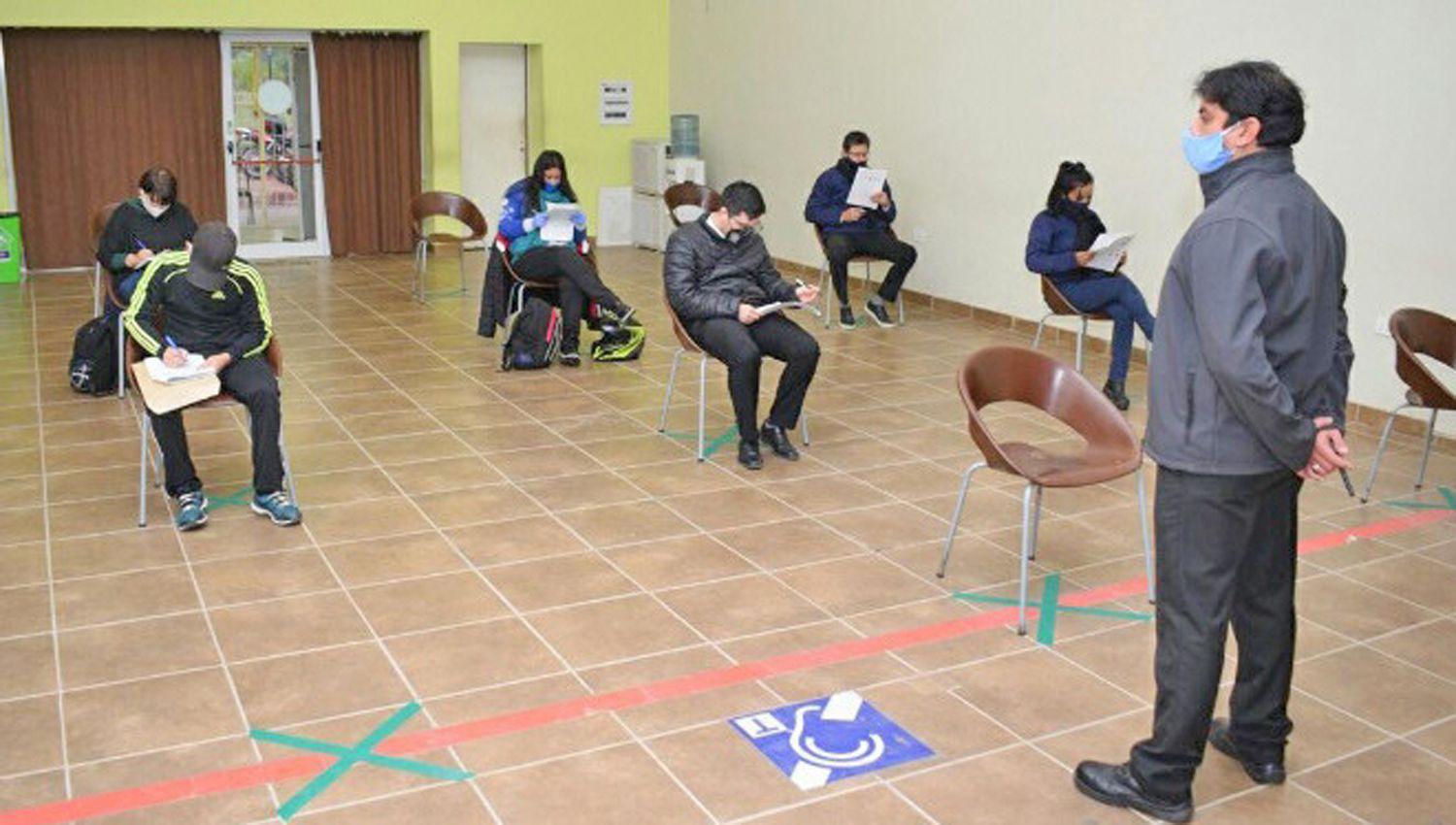 La Municipalidad toma los exaacutemenes para licencias de conducir con  estricto protocolo de bioseguridad