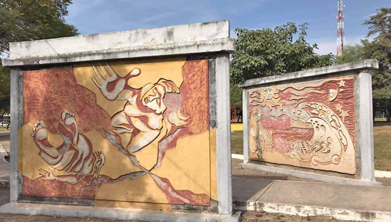 Estos trabajos fueron realizados en el año 1999 cuando la
ciudad termal fue sede del Encuentro Nacional de Artistas y Escultores