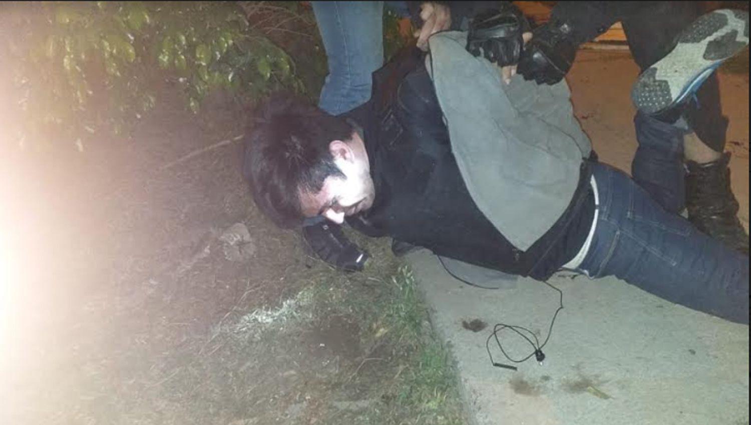 Tras enfrentamiento a tiros detuvieron a Marcos Villalba uno de los acusados del robo a Servisur