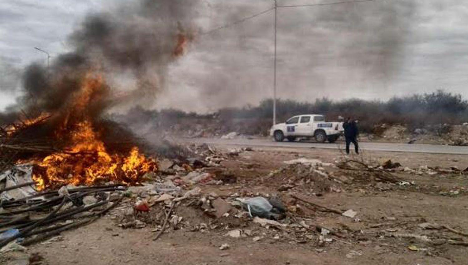 El Municipalidad logroacute neutralizar otra quema de residuos en la zona Oeste