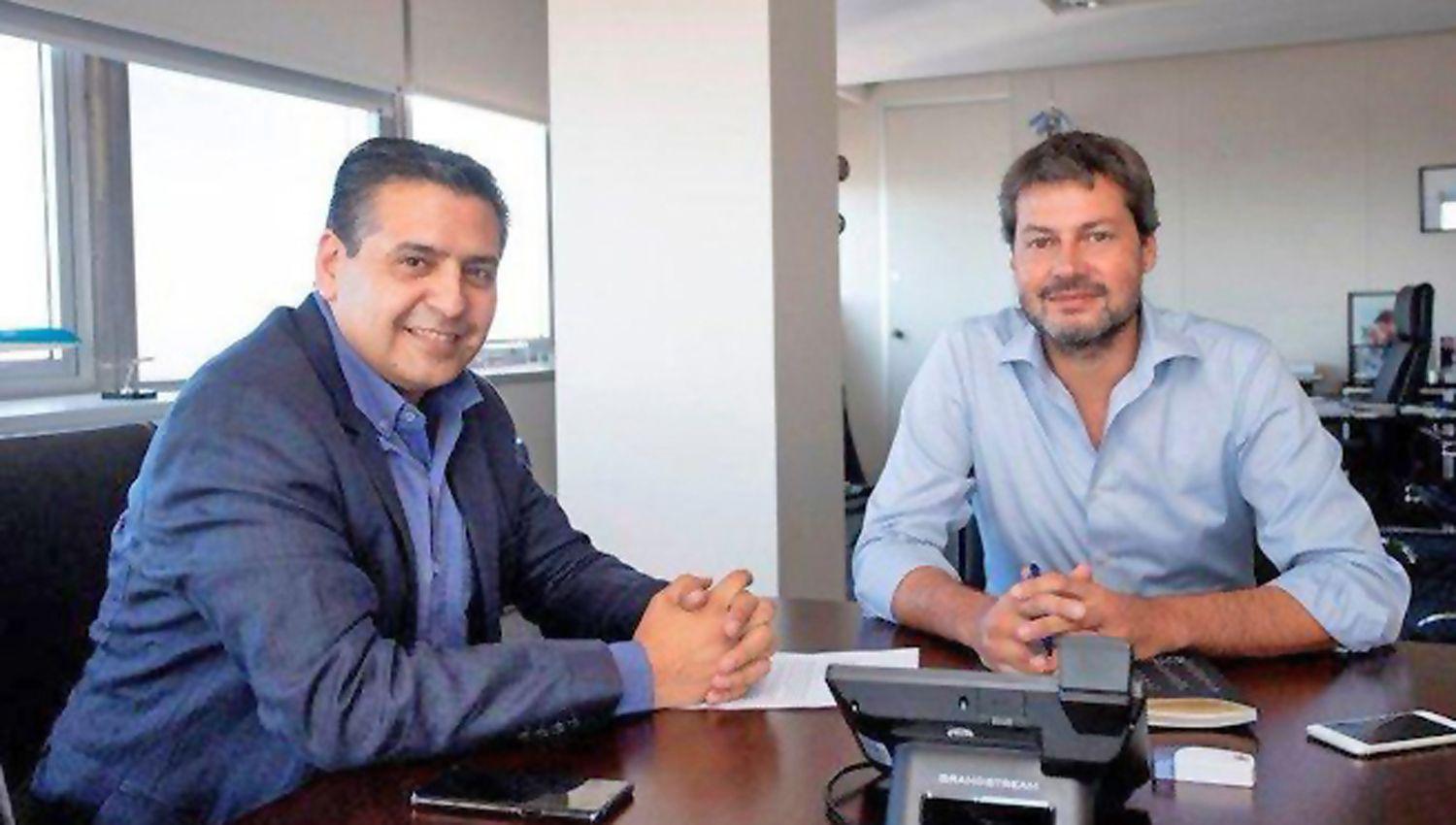 El titular del Inprotur Ricardo Sosa junto al ministro de Turismo y Deportes Matías Lammens