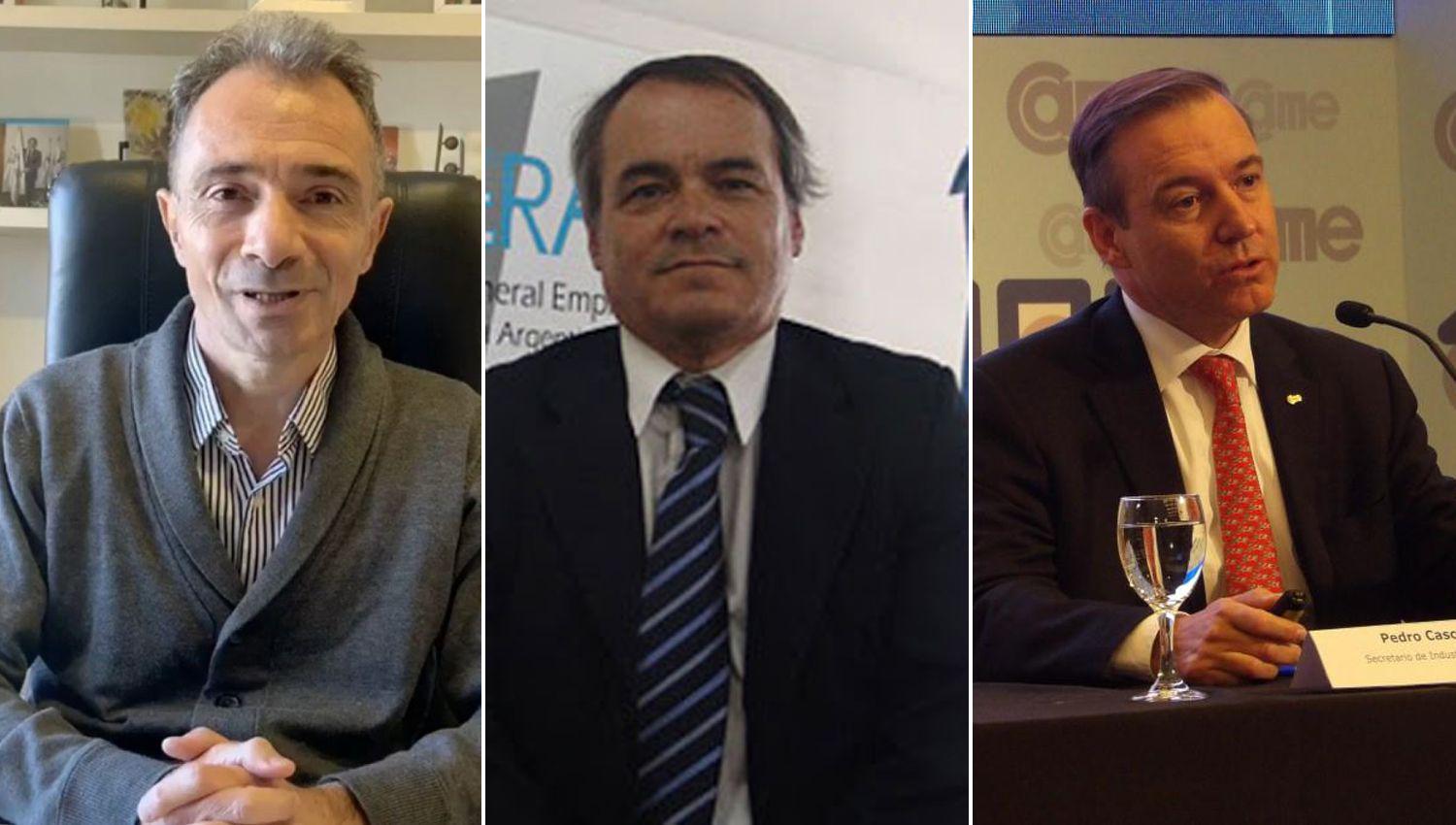 Rizza (Facpce) Fernndez (Cgera) y Cascales (Came) se refirieron a la iniciativa