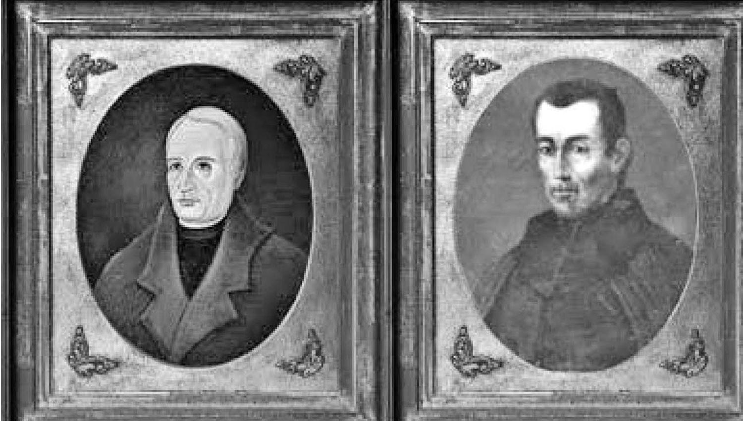 Retrato de los santiagueños Díaz Gallo y Uriarte en la Casa de la Independencia