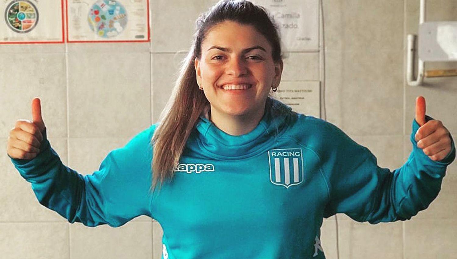 VIDEO  La goleadora santiaguentildea Beleacuten Spenig pasaraacute a jugar en el fuacutetbol de Espantildea