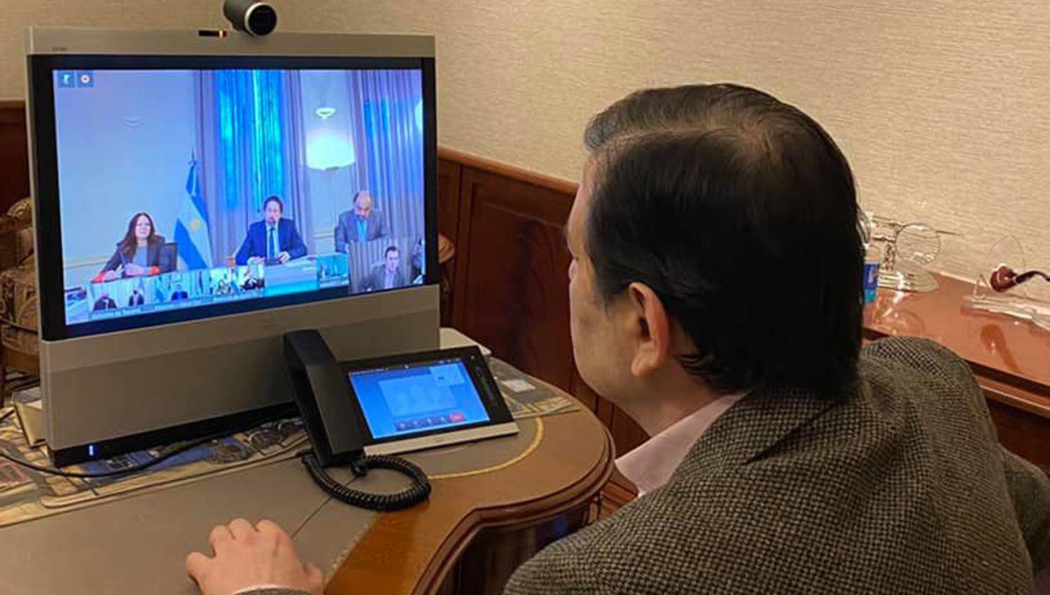 El gobernador Zamora y el ministro Trotta mantuvieron una videoconferencia