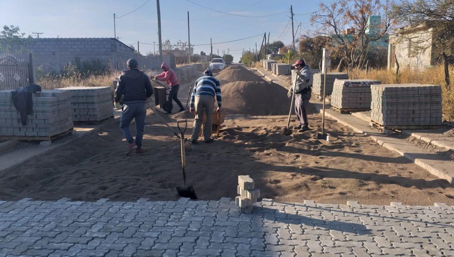 El municipio de Ojo de Agua avanza con obras de repavimentacioacuten