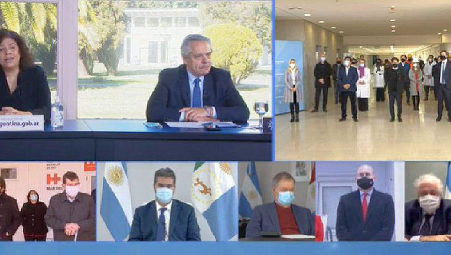 EN VIVO El presidente Alberto Fernaacutendez encabeza la apertura de un hospital de La Matanza