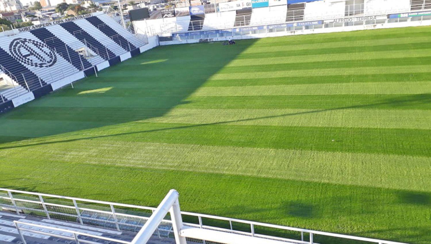 Tras la siembra con nivelación los resultados estn a la vista en el Terrera y en el predio del Iosep