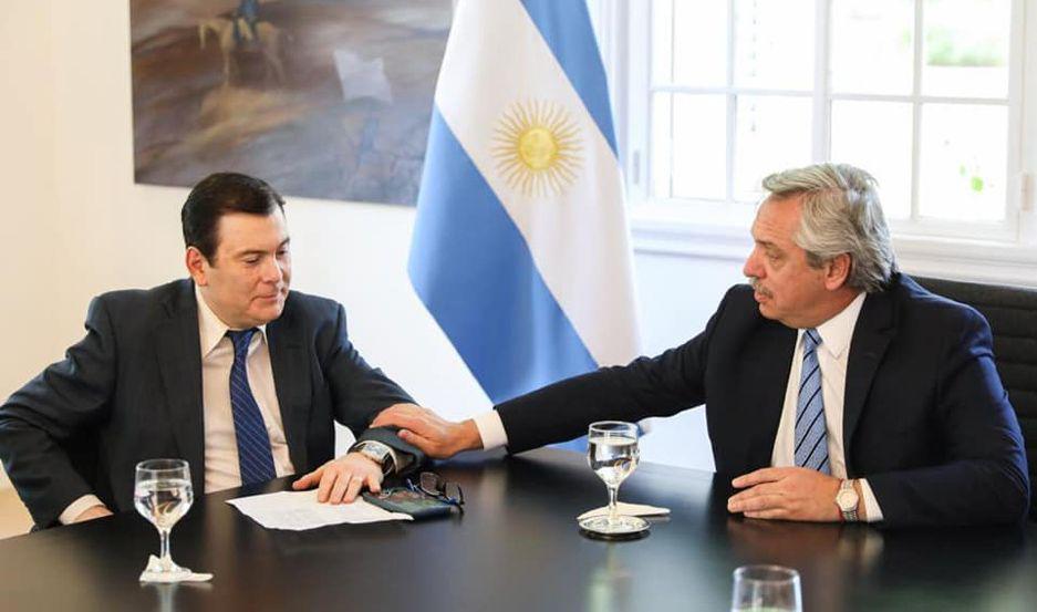 Zamora felicitoacute a Fernaacutendez por el acuerdo con los bonistas