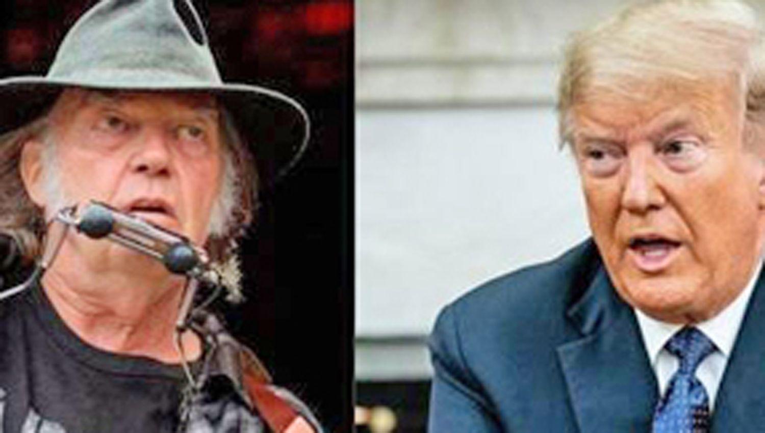 Neil Young querella a Donald Trump por usar sus canciones en un mitin