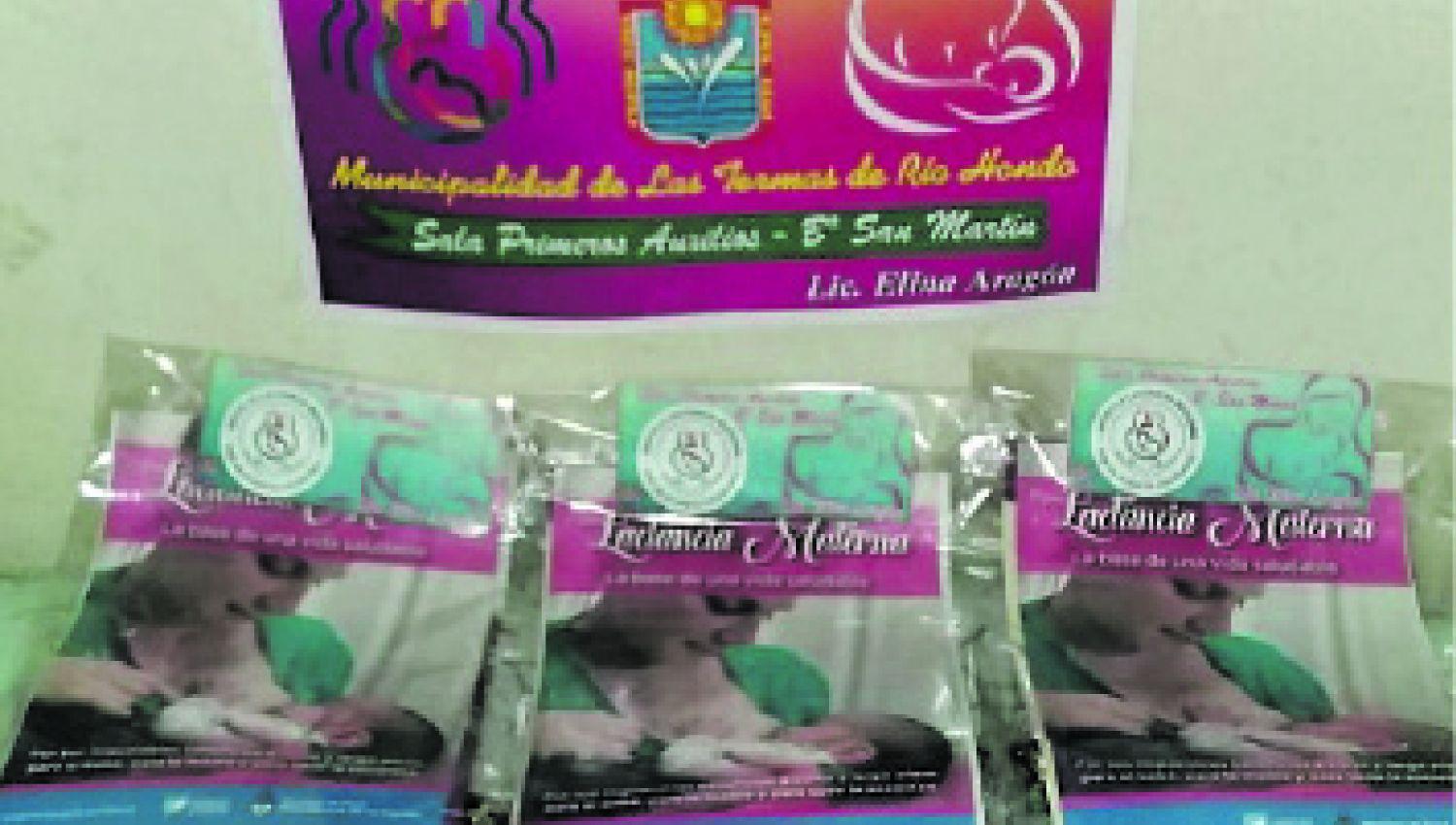 Entregaron kits de nutricioacuten en la Semana de la Lactancia Materna