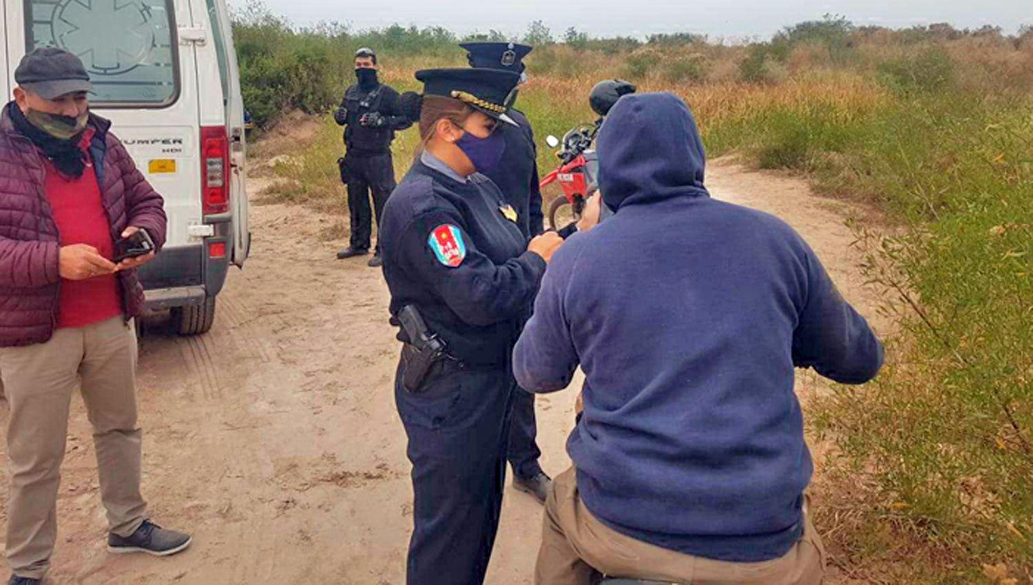 Utilizan un dron  en el rastreo de  un vecino perdido