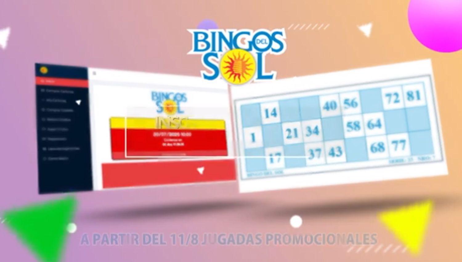 Desde este martes los santiaguentildeos podraacuten participar del Nuevo Bingo del Sol Online