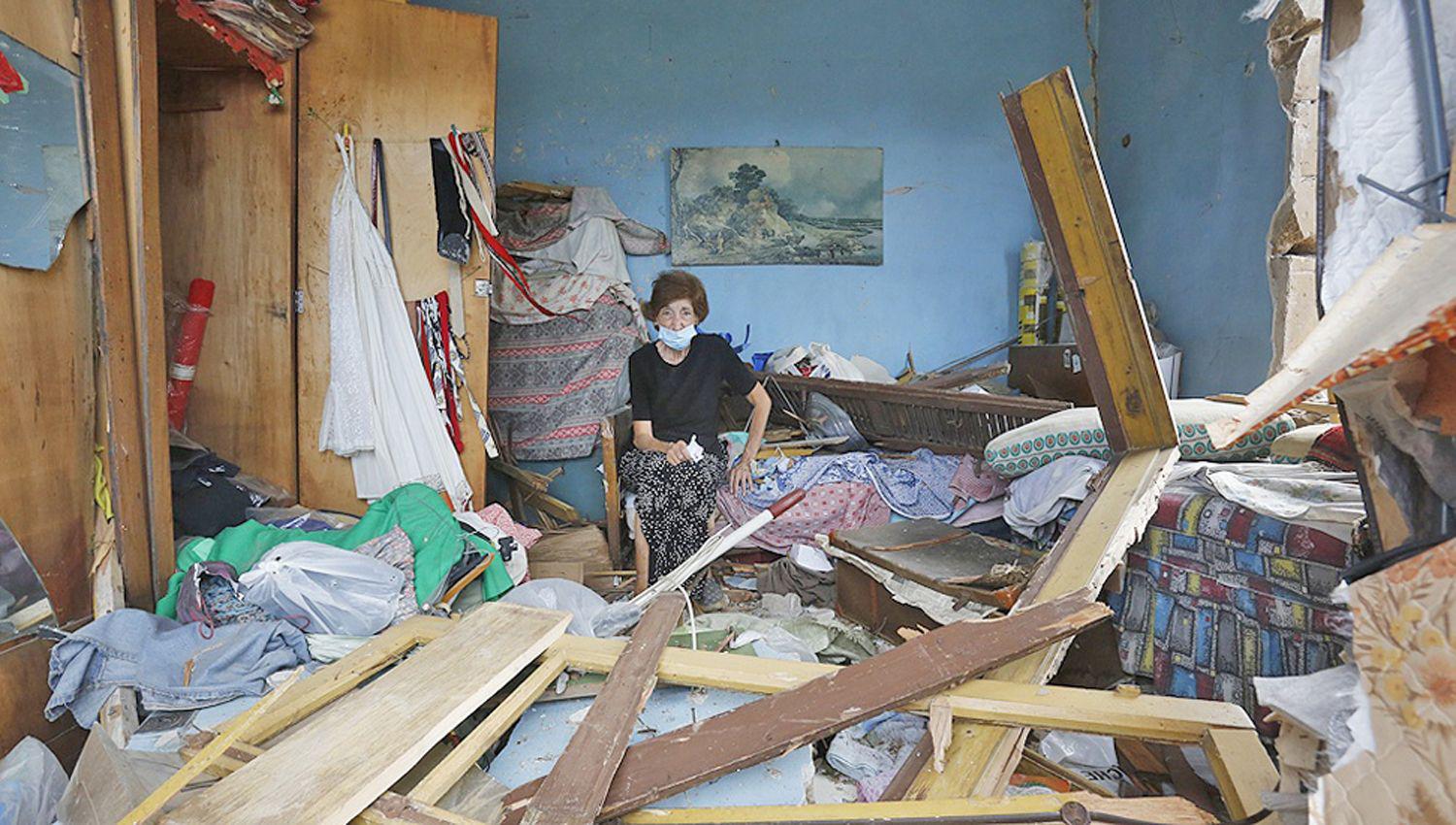 Líbano quedó devastado a raíz de las potentes deflagraciones
que causaron cientos de muertos y miles de heridos