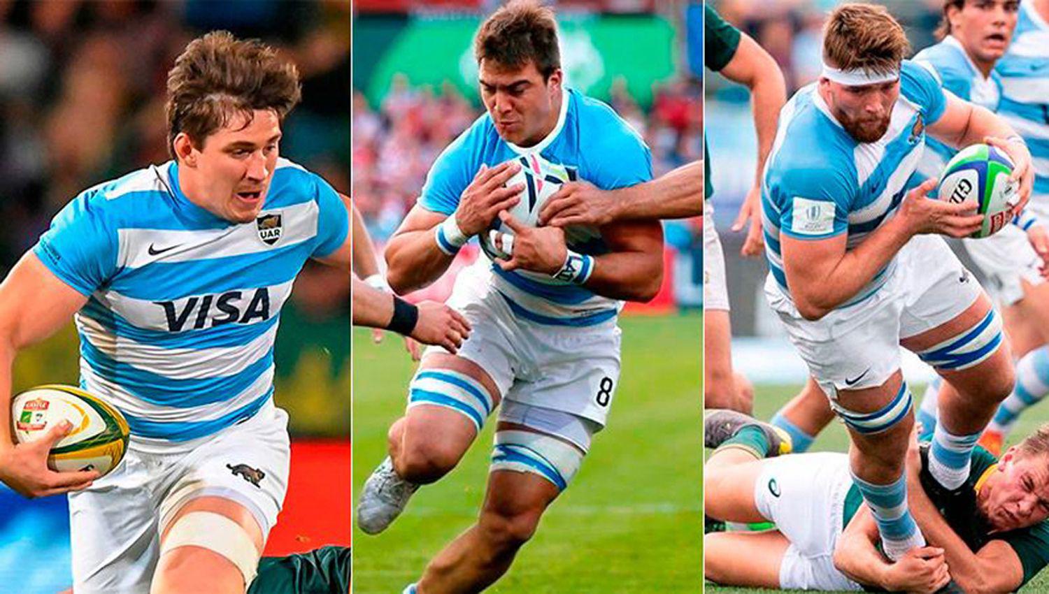  Tom�s Lezana Facundo Isa y Bautista Pedemonte (de izq a der) podr�n trabajar juntos en el seleccionado