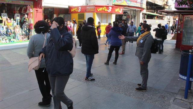 La Municipalidad trabajoacute haciendo respetar el distanciamiento interpersonal