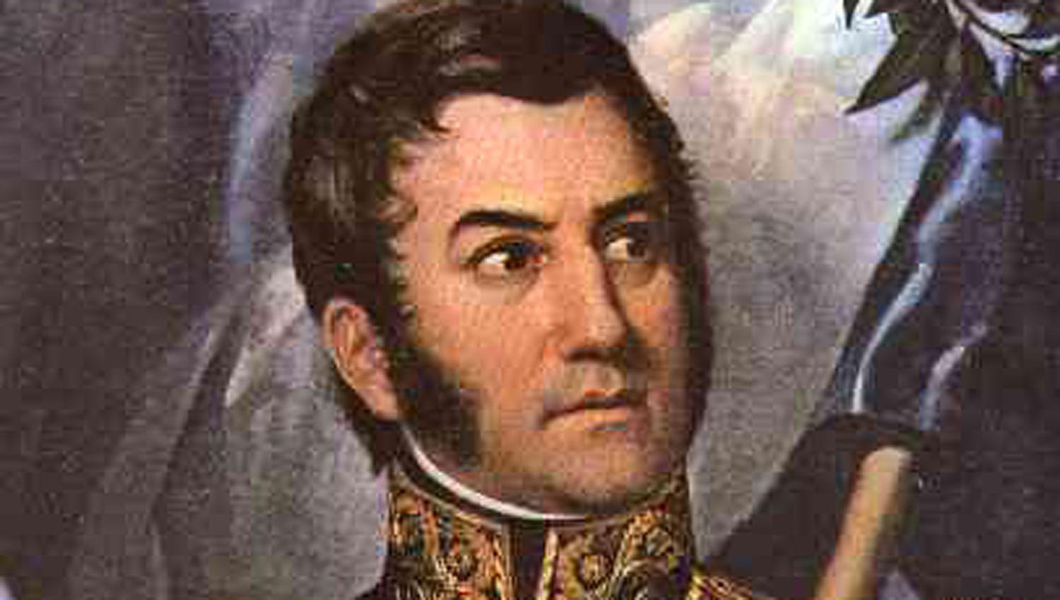 José de San Martín en su primer viaje por las provincias interiores como se las llamaba por entonces pasa por Santiago rumbo a Salta en el caluroso verano de 1814